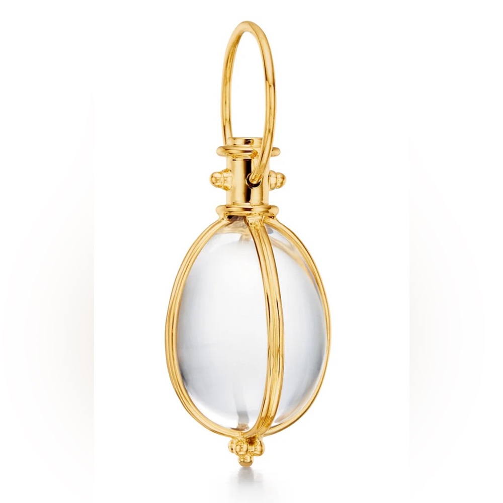 XS Temple St. Clair crystal amulet with 18k gold